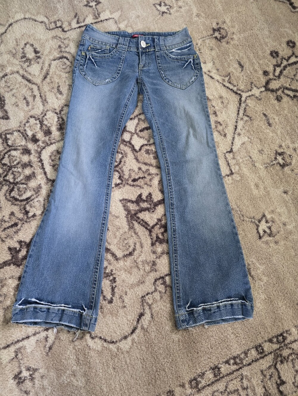 UNIONBAY Women's Light Blue Flare Jeans